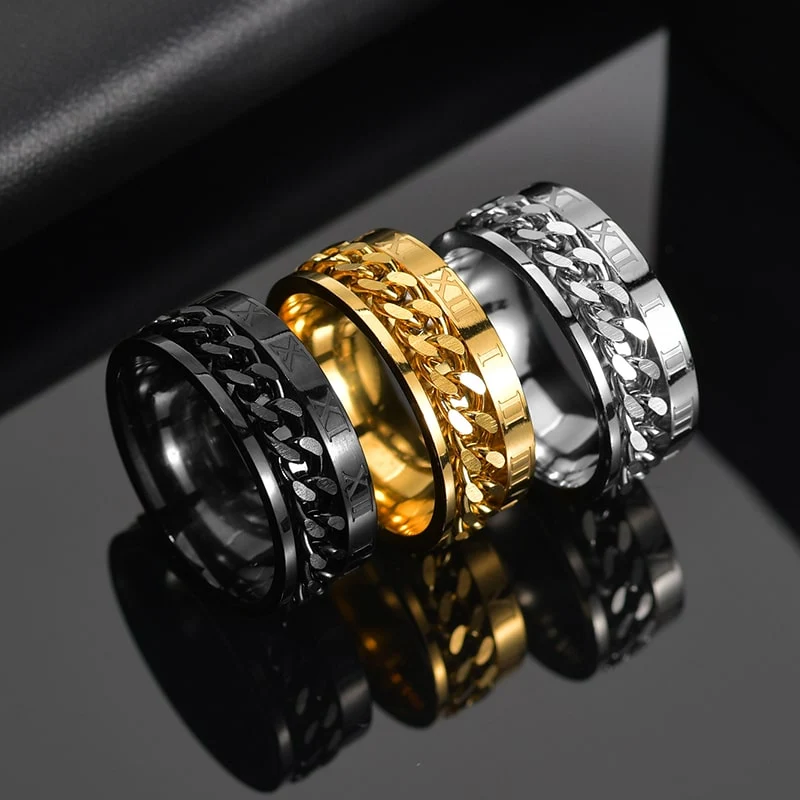 Bague anti-stress tournante chiffres