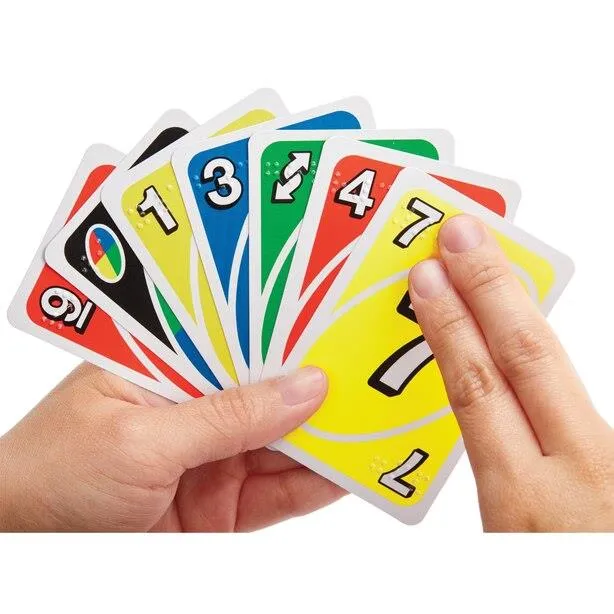 Uno Braille Card Game / Jeu de cartes en braille