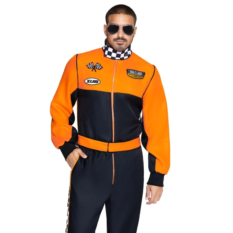 Grand Prix Pro Costume for Adults, Race Car Driver Costume