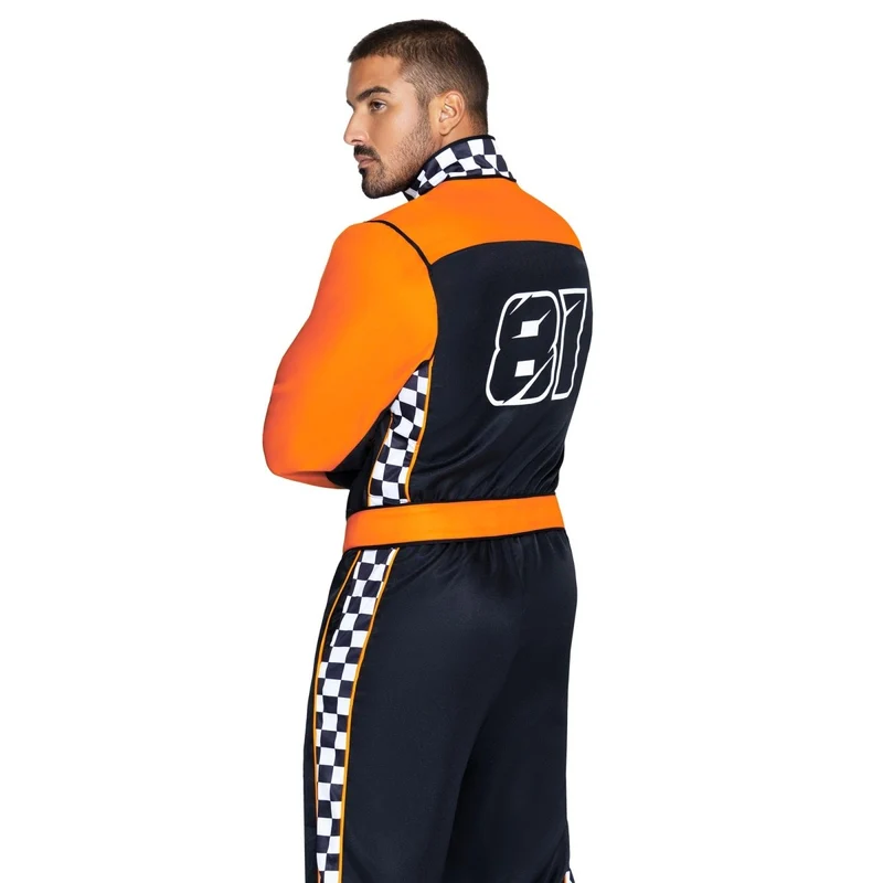 Grand Prix Pro Costume for Adults, Race Car Driver Costume