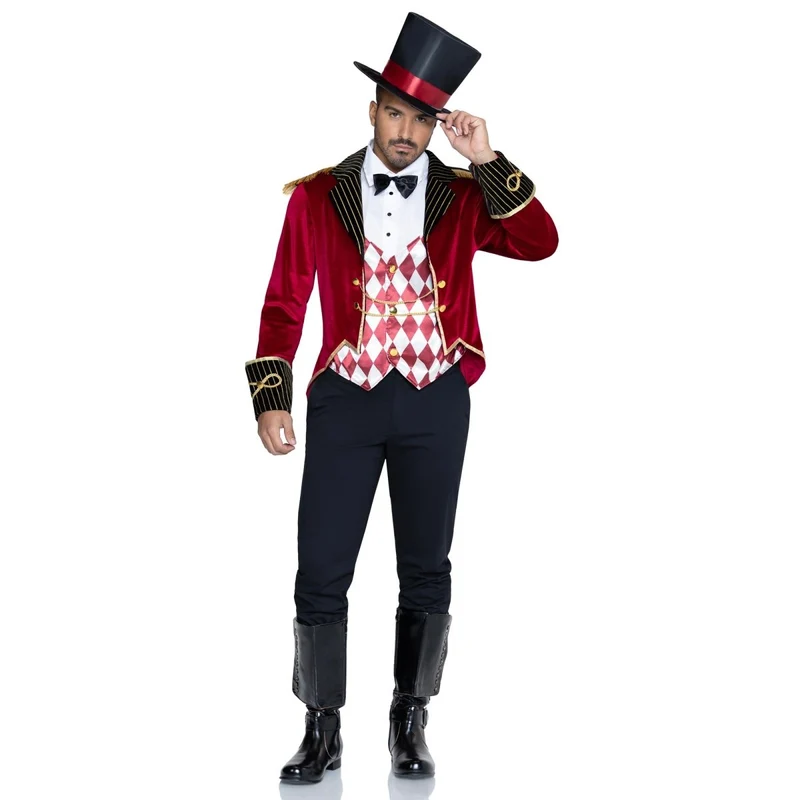 Ring Master Costume for Adults, Circus Costume