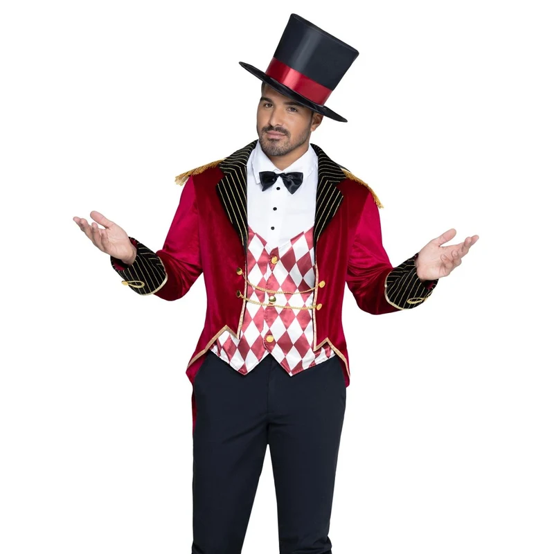 Ring Master Costume for Adults, Circus Costume