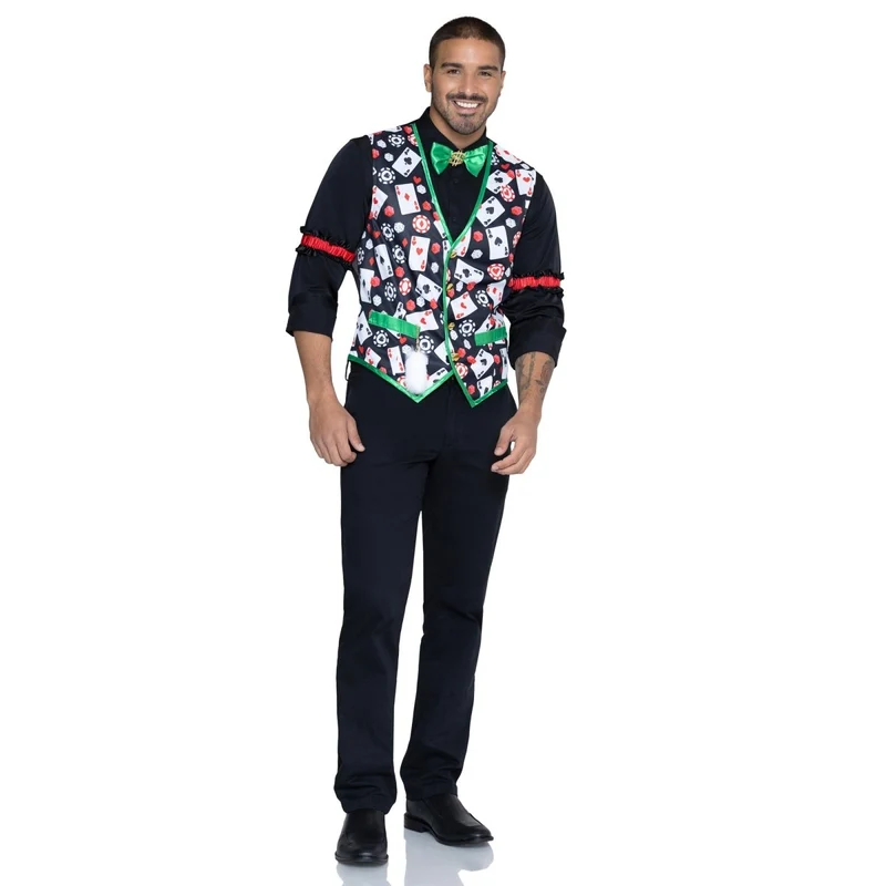 Casino Costume for Adults, Casino Dealer Costume