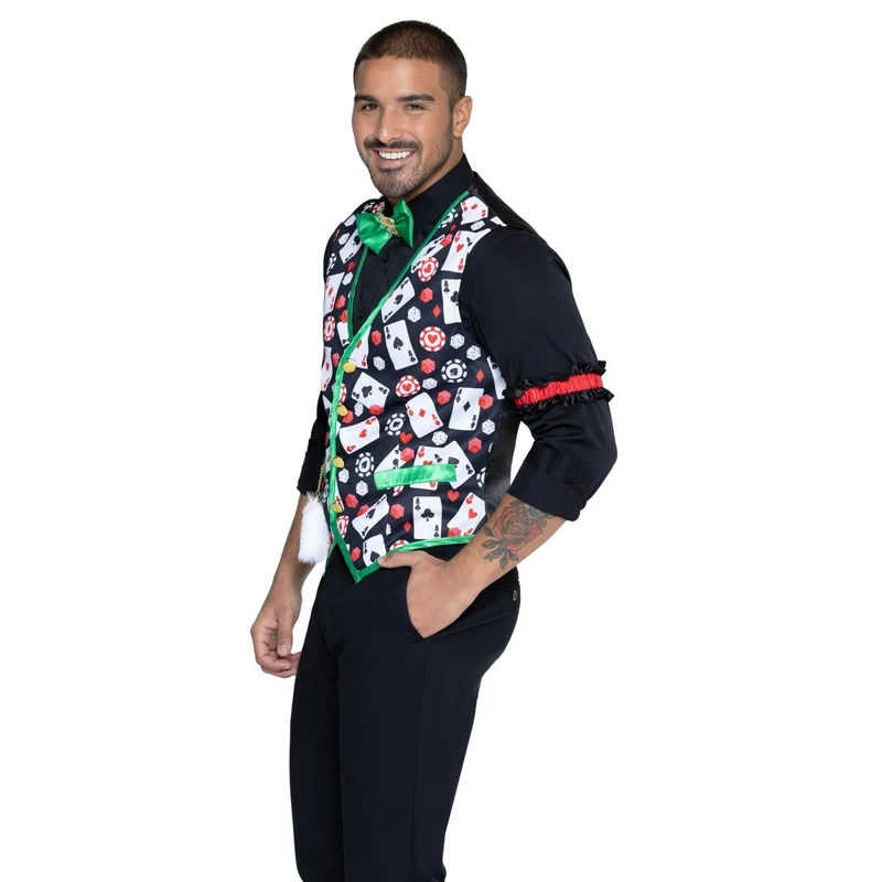 Casino Costume for Adults, Casino Dealer Costume