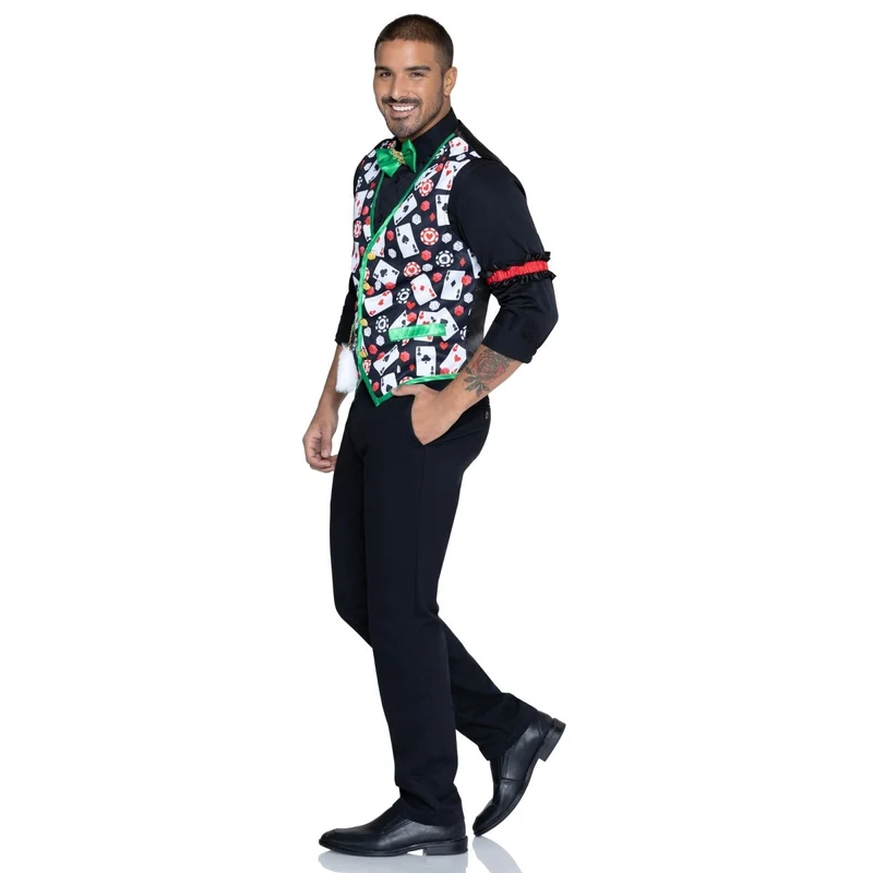 Casino Costume for Adults, Casino Dealer Costume