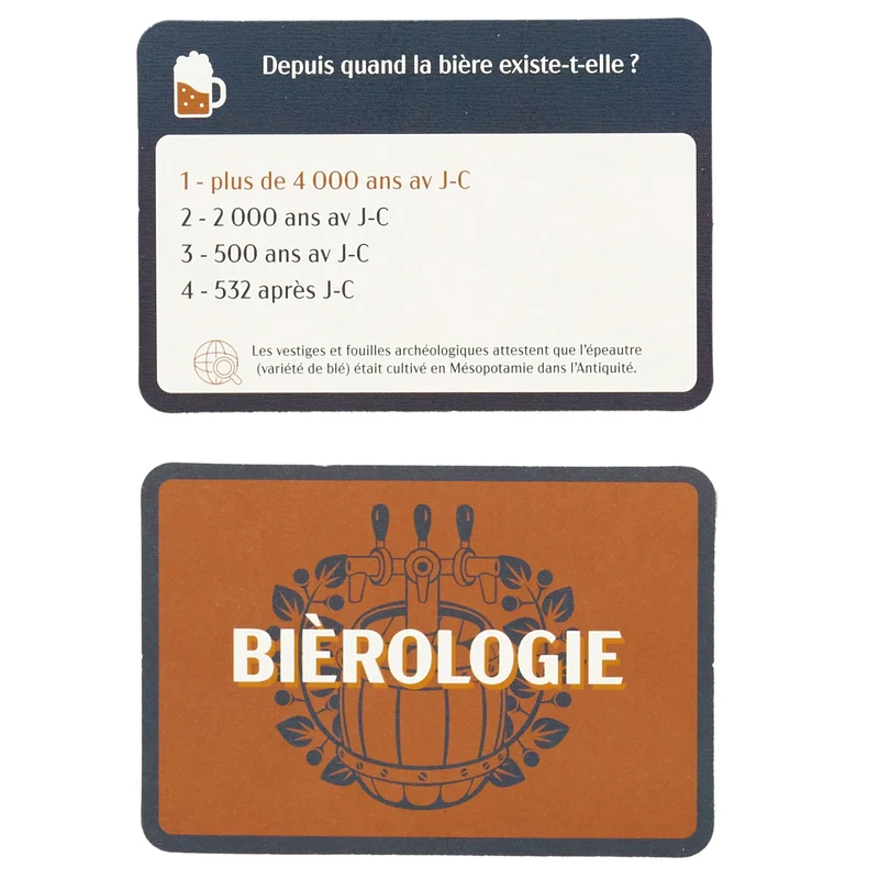 JEU DE QUIZZ BIERE