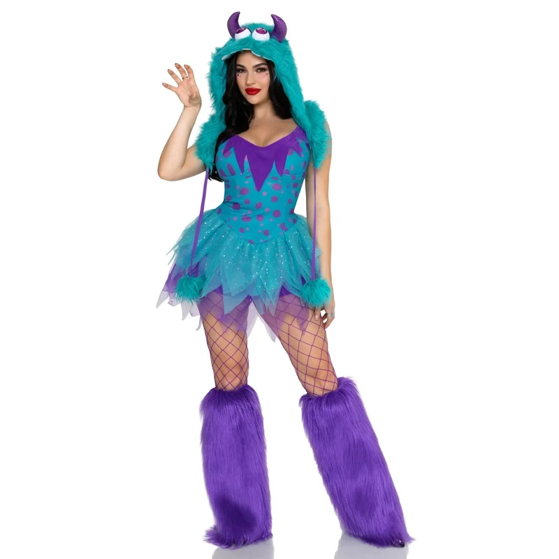 Monster Hottie Costume for Adults, Cute Monster Costume