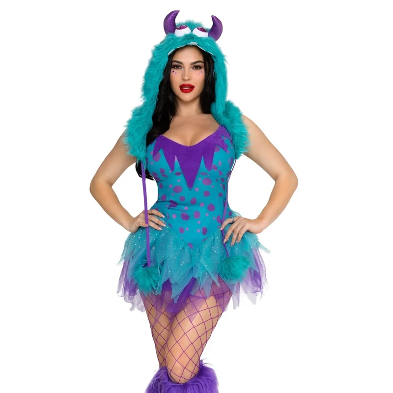 Monster Hottie Costume for Adults, Cute Monster Costume