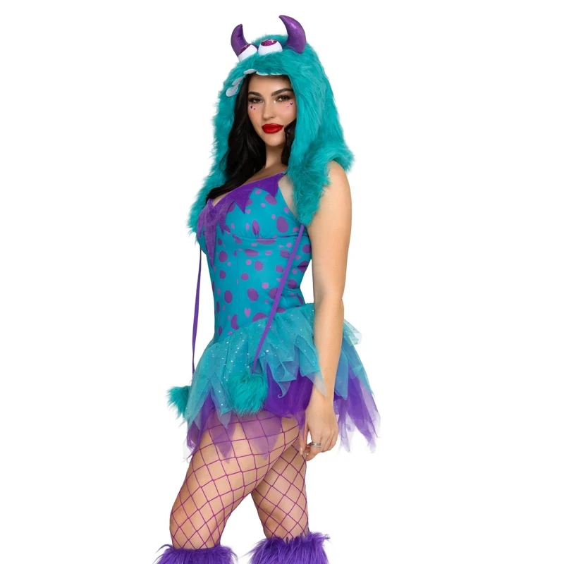 Monster Hottie Costume for Adults, Cute Monster Costume