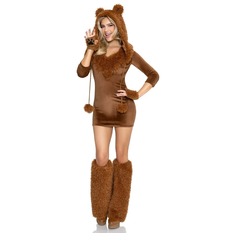 Honey Bear Costume for Adults, Animal Costume