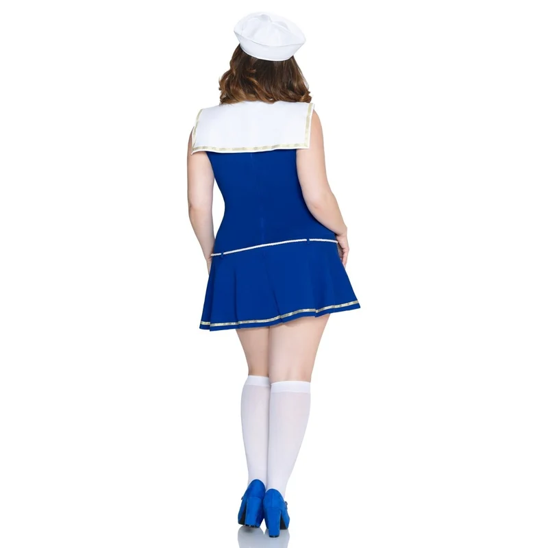 Sailor Sweetie Plus Size Costume for Adults, Sexy Sailor Costume