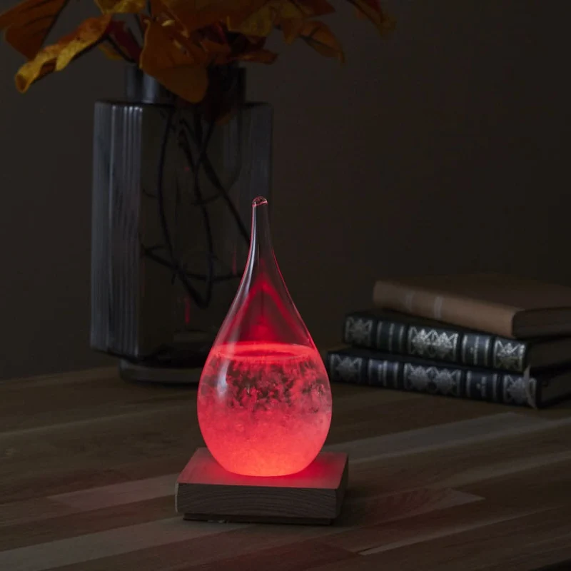 VERRE TEMPETE GOUTTE LED