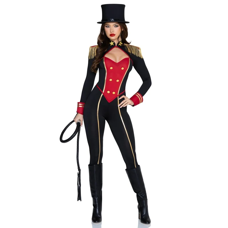 Commanding Ringmaster Costume for Adults, Circus Costume