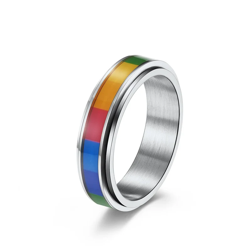 Bague anti-stress multicolore