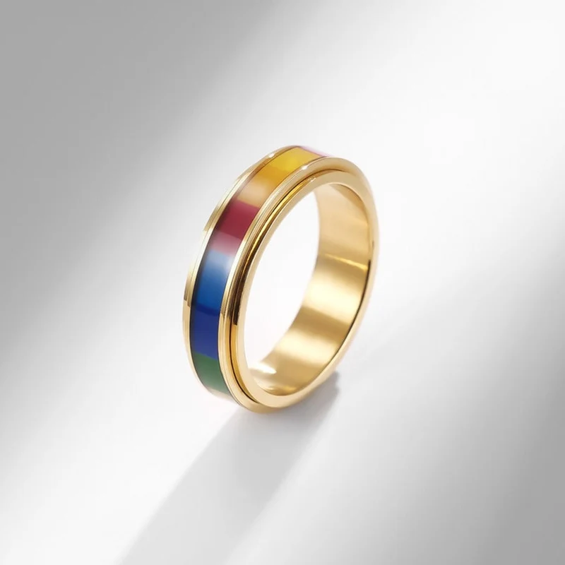 Bague anti-stress multicolore