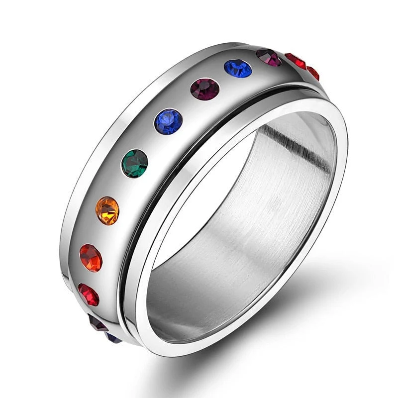 Bague anti-stress tourbillon éternel