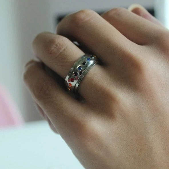 Bague anti-stress tourbillon éternel
