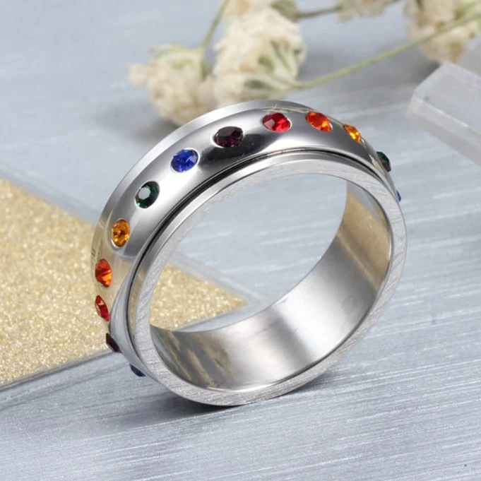 Bague anti-stress tourbillon éternel