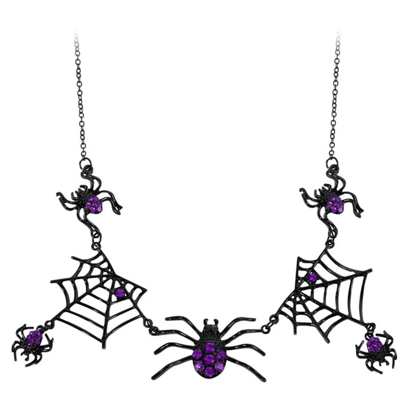 Spider Necklace for Adults, Witch Costume Accessories