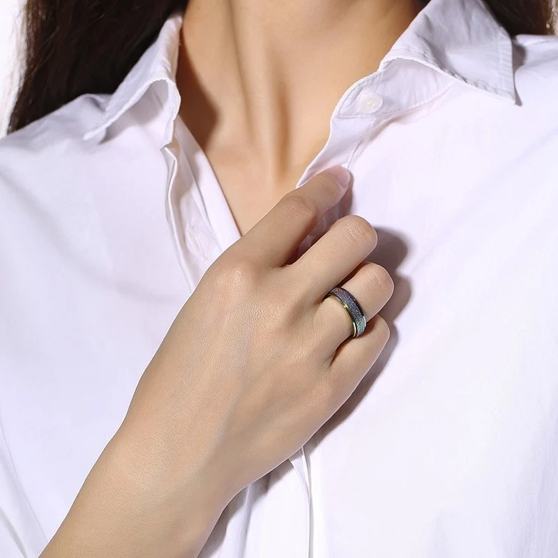 Bague anti-stress Pailletée