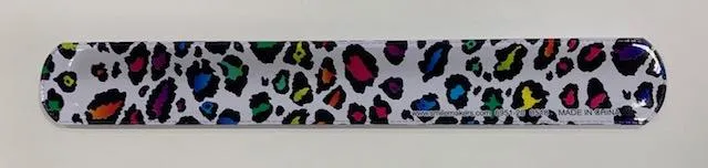 Slap Bracelet Rainbow Spots / Bracelet à claquer à pois arc-en-ciel