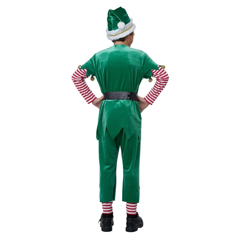 Joyful Christmas Elf Costume for Kids, Tunic, Pants and Hat