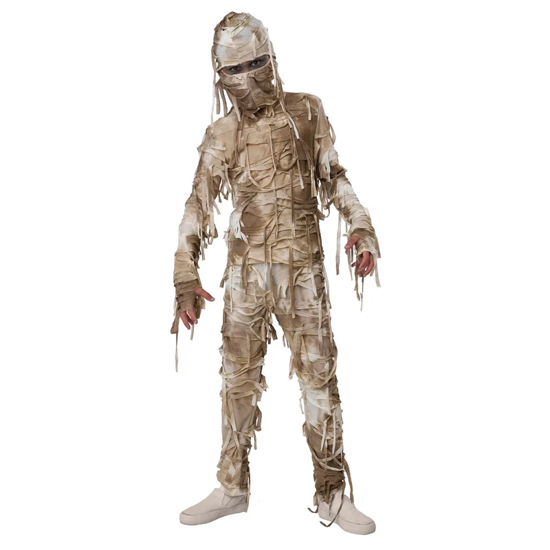 Mummy Boy Costume for Kids, Shirt, Pants and Hood