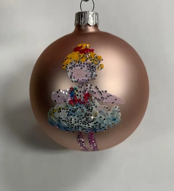 Ornament by Katerina Mertikas - Ballerina Dance (Pink Ornament) / Ornement de Katerina Mertikas - Danse de ballerine (Ornement rose)