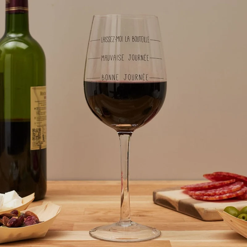 VERRE A VIN HUMEUR DU JOUR