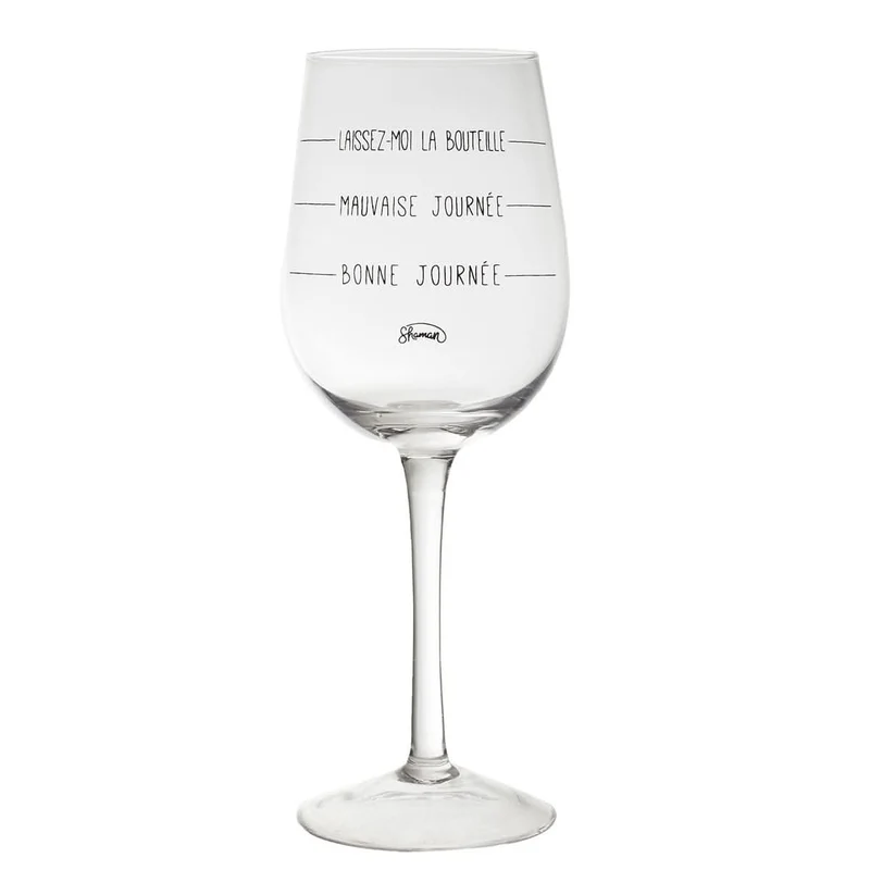 VERRE A VIN HUMEUR DU JOUR