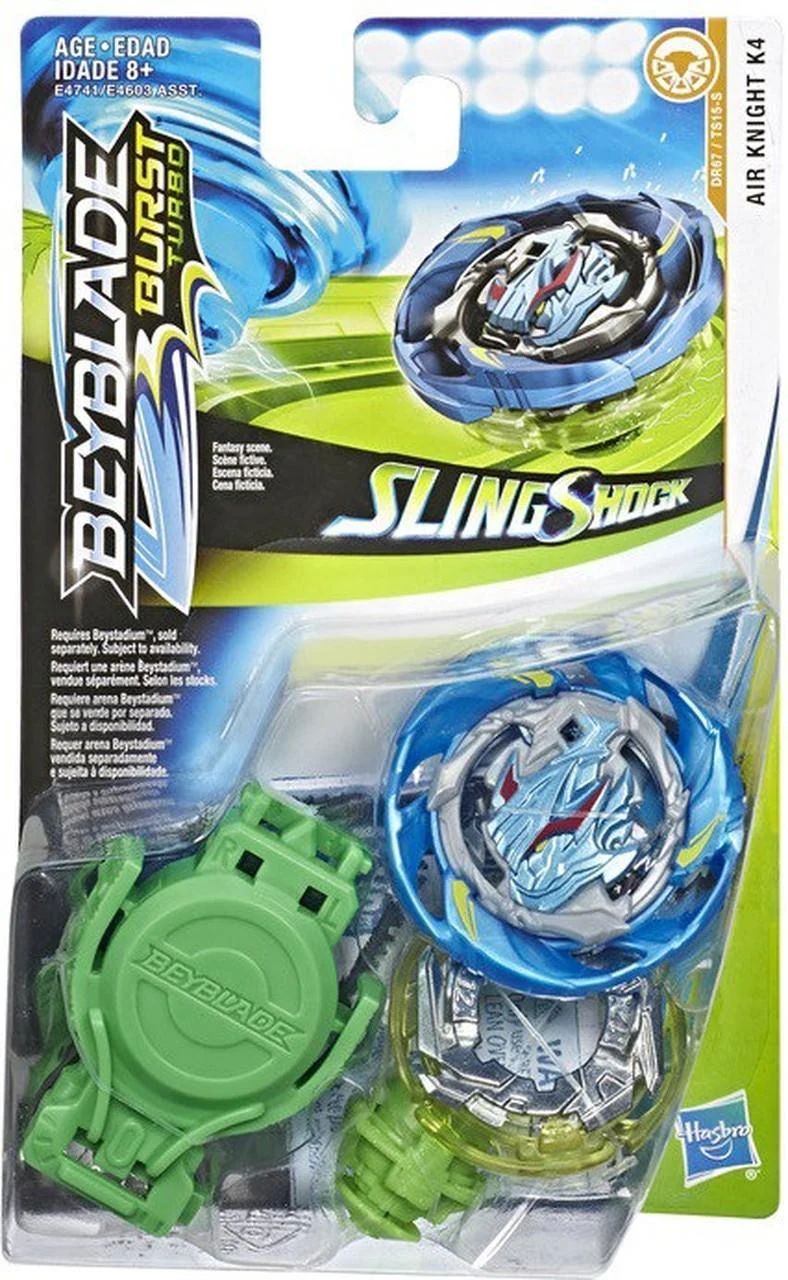 Beyblade Burst Turbo Slingshot Air Knight K4 Starter Pack / Pack de démarrage