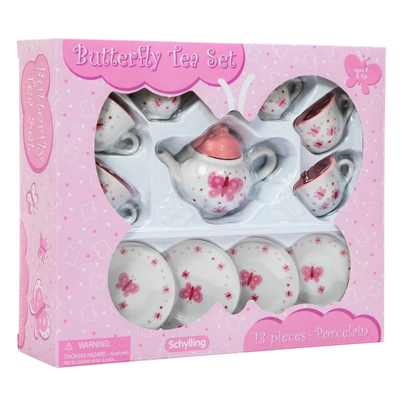 Butterfly Porcelain Tea Set