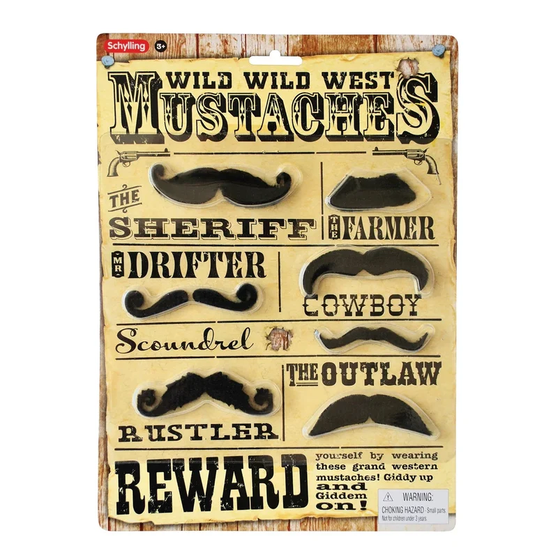 Self-adhesive Mustaches set of 7