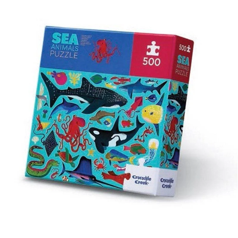 Crocodile Creek Puzzle Sea Animals - Animaux marins (500 pcs)