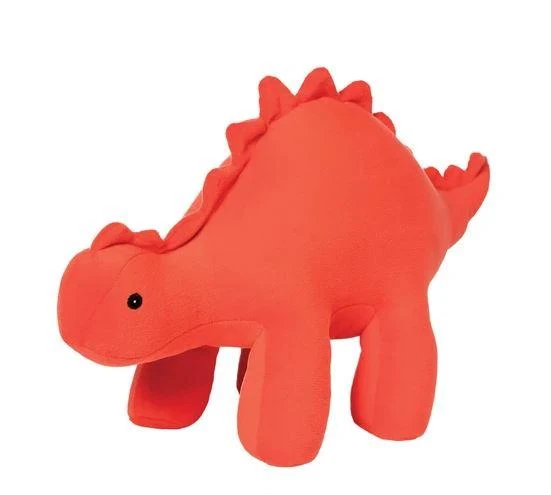 Manhattan Toy Velveteen Dino Stegosaurus/ Stégosaure - Gummy (Red/Rouge)
