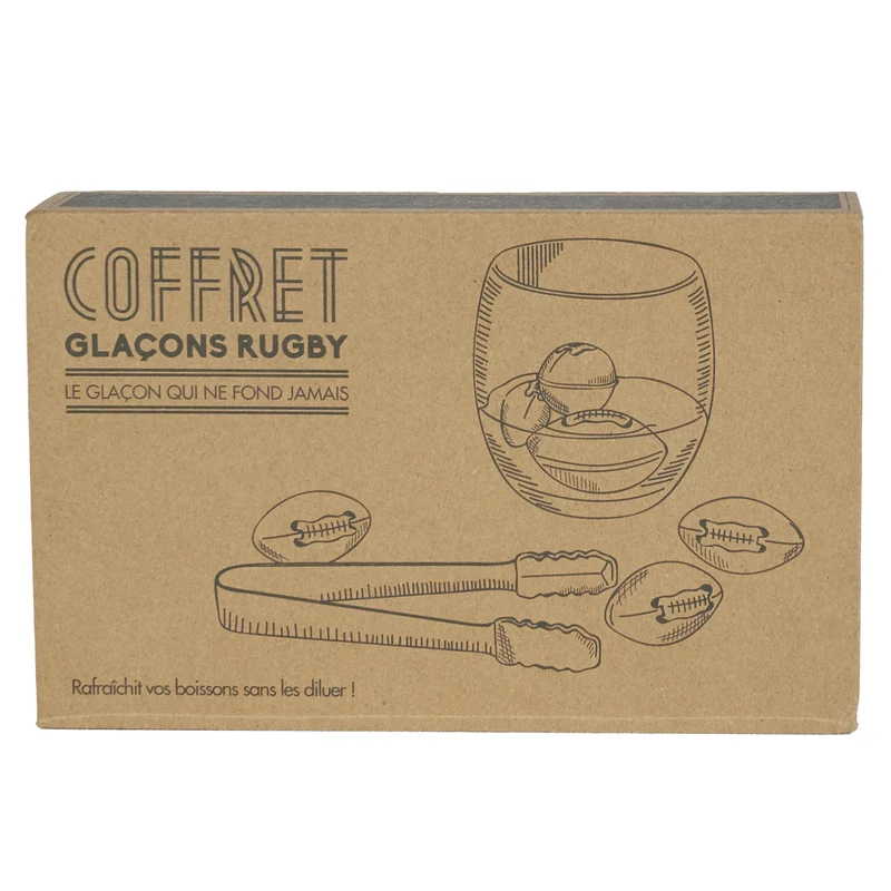 COFFRET GLACONS RUGBY