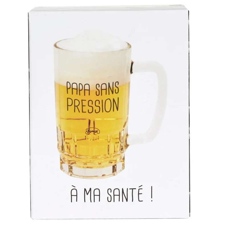 CHOPE A BIERE PAPA SANS PRESSION