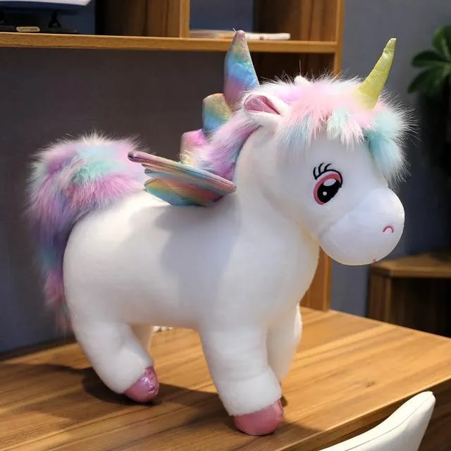 Peluche Licorne Ailée Kawaii