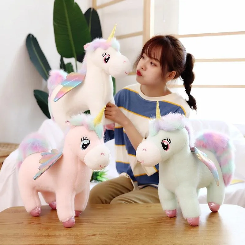 Peluche Licorne Ailée Kawaii
