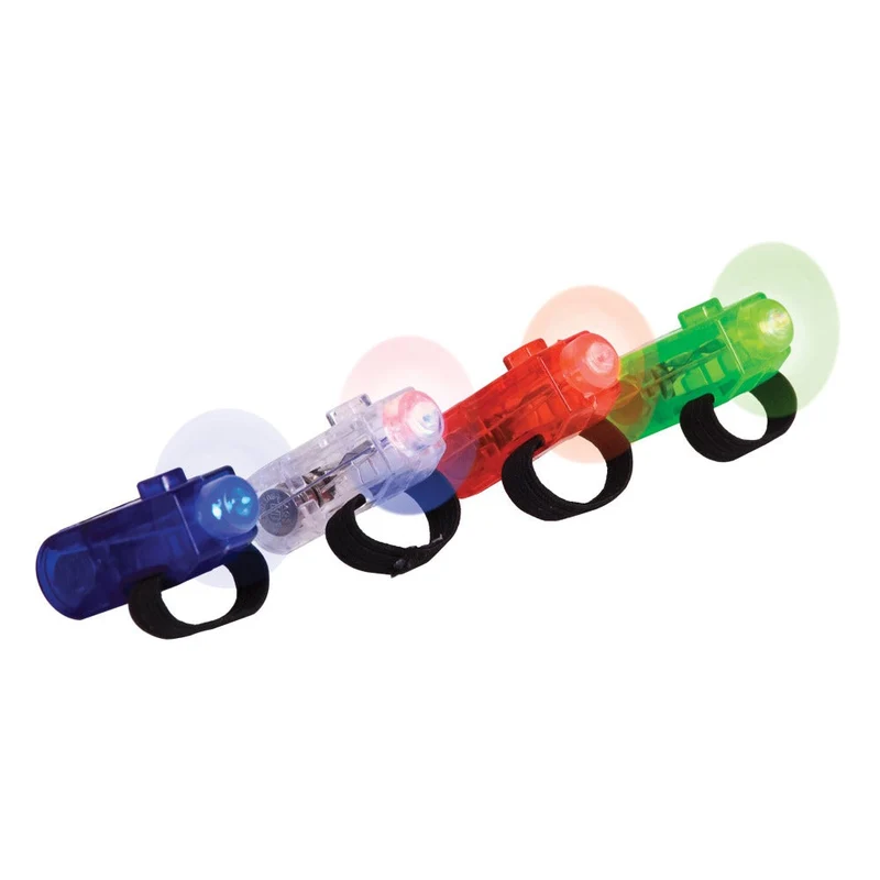 4 Flashing LED Finger Lights