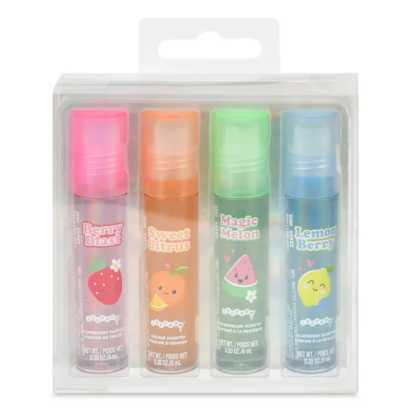 Iscream Fruit Lip Oil Set 4-Pack Scented