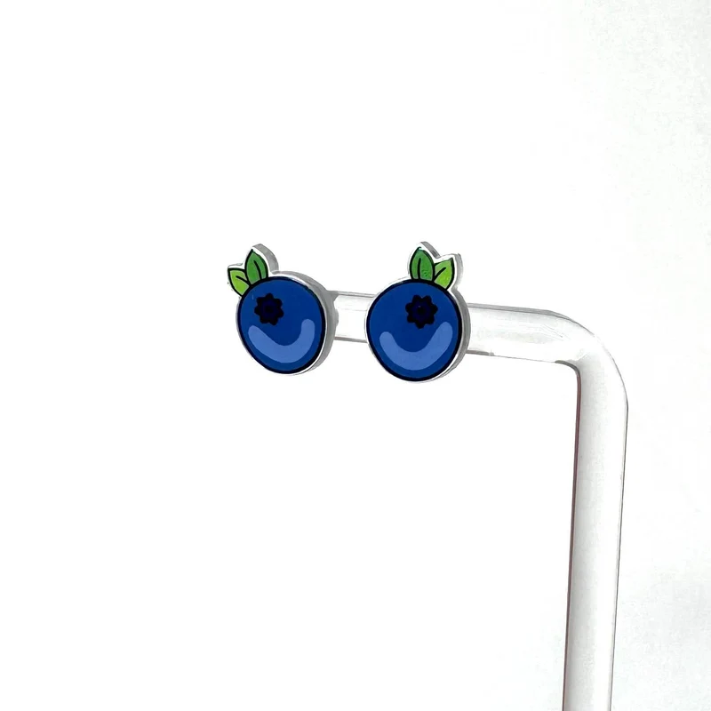 Blueberry Earrings // Summer Earrings
