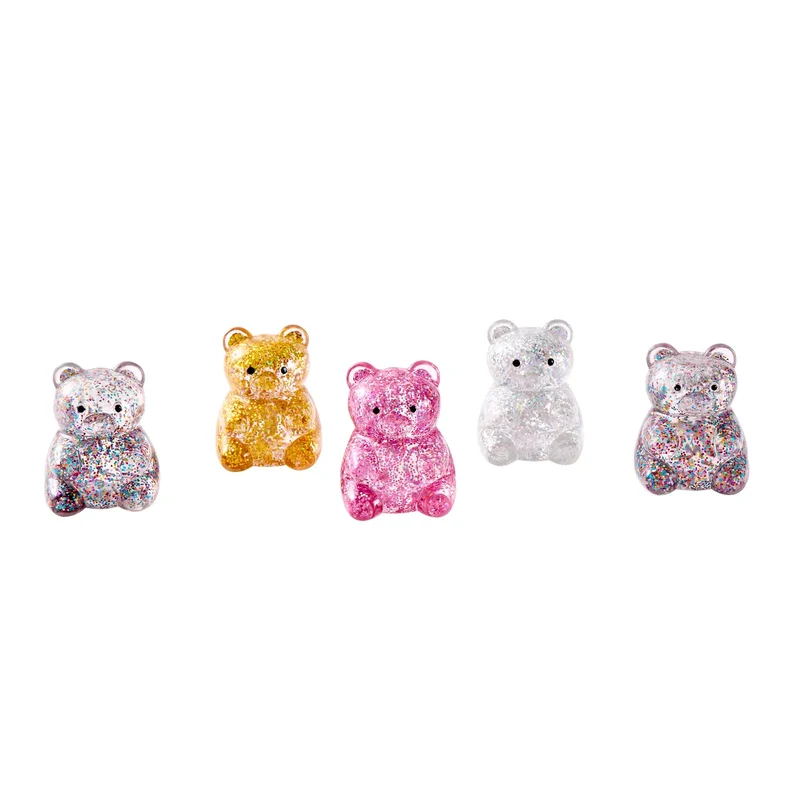 Single Hape J'adore Glitter Bear Squish Soft Sensory Toy