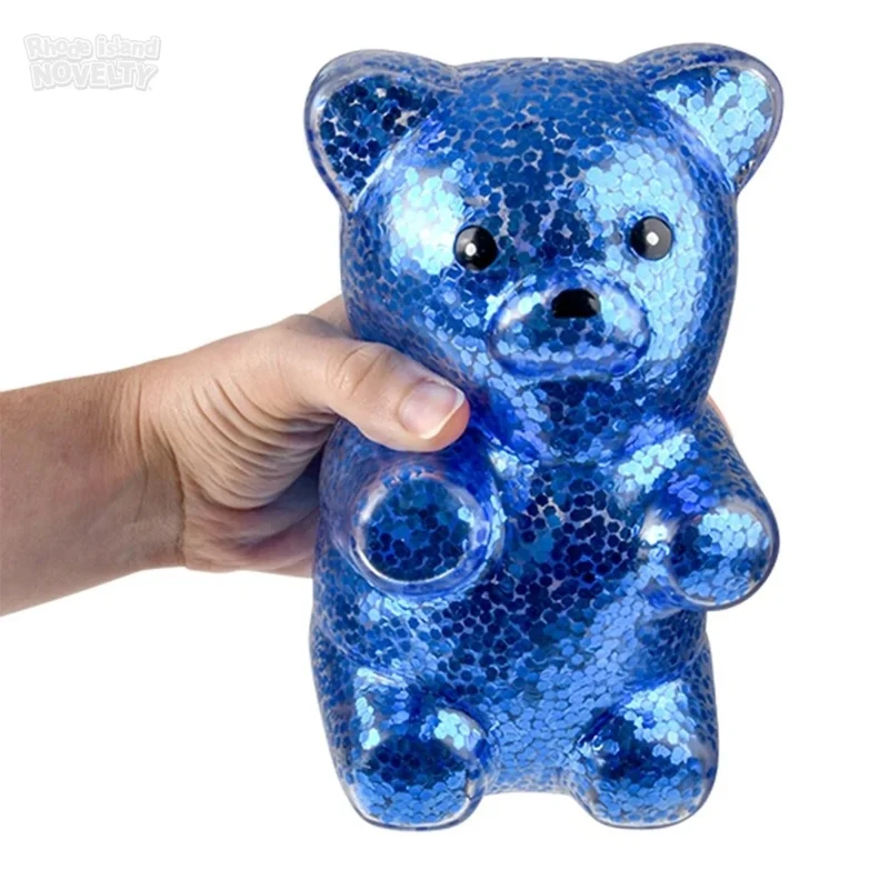 Sparkle Puffer Gummy Bear, 7 Inches, Assortment, 1 Count