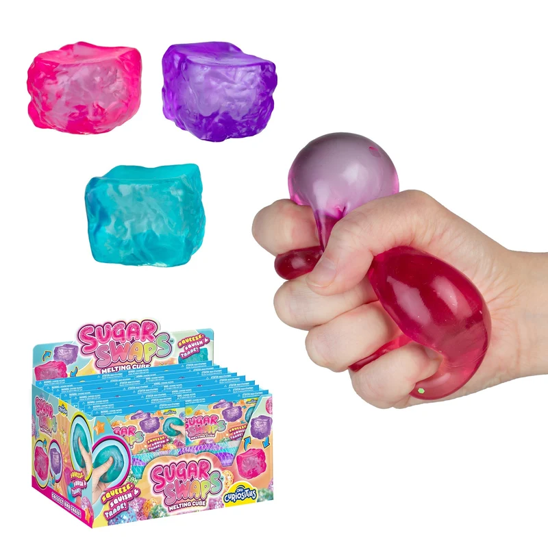 Single ORB Toys Sugar Swaps Ice Cubes Translucent Sensory Fidget Toy