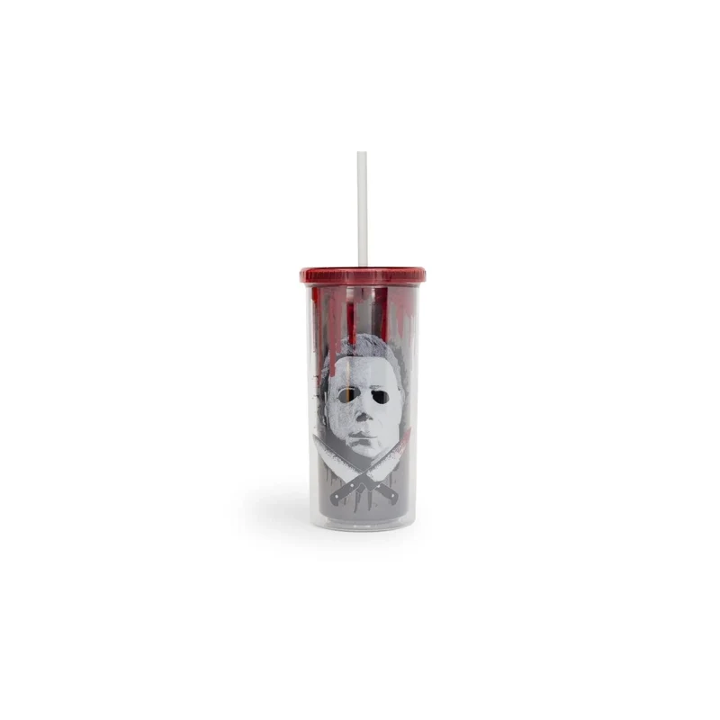 Michael Myers Plastic Tumbler, Halloween 2, 20 Oz, 1 Count