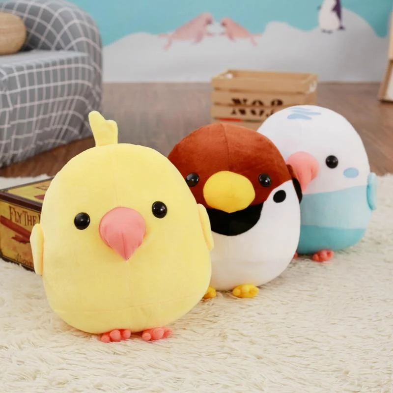 Oiseau Kawaii Boule Peluche