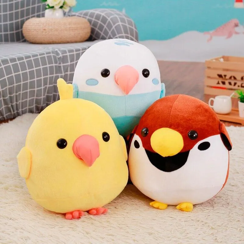 Oiseau Kawaii Boule Peluche