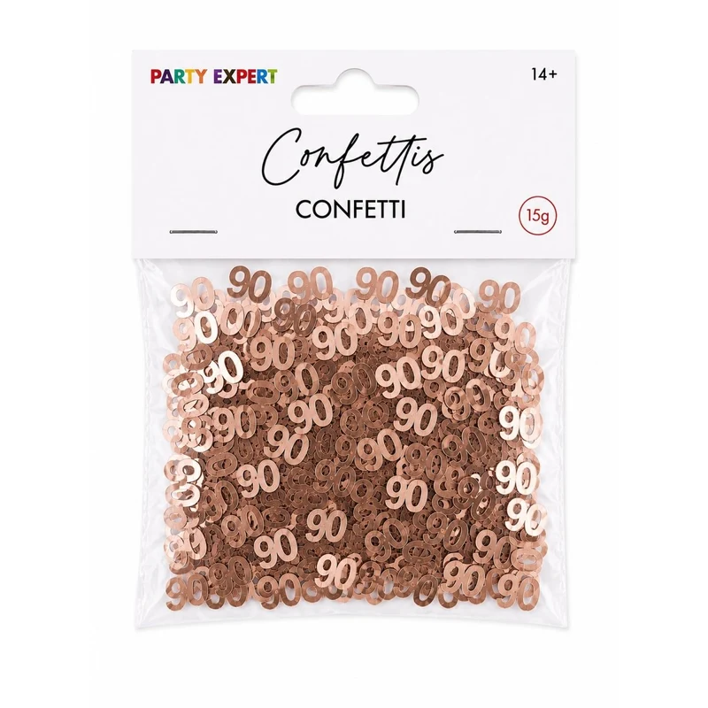 90th Rosé Celebration Confetti, 15g, 1 Count