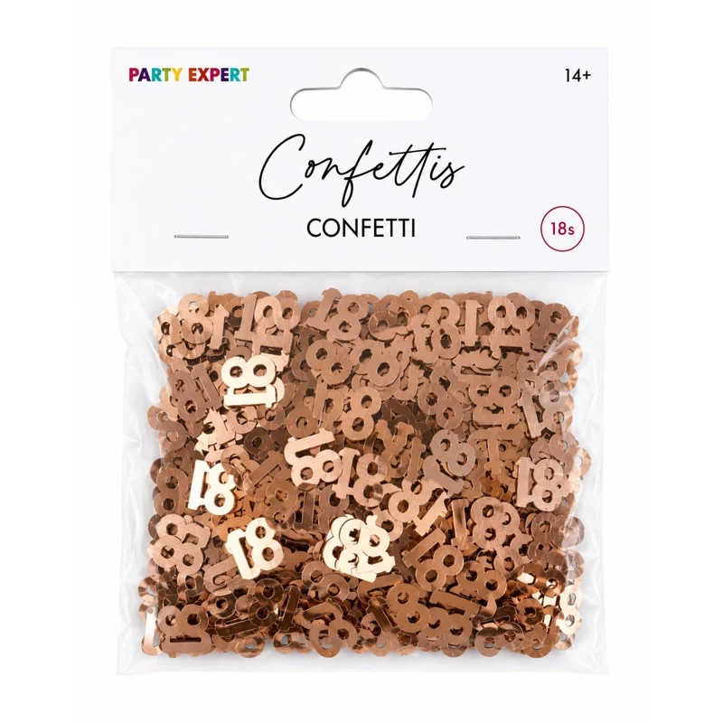 18th Rosé Celebration Confetti, 15g, 1 Count